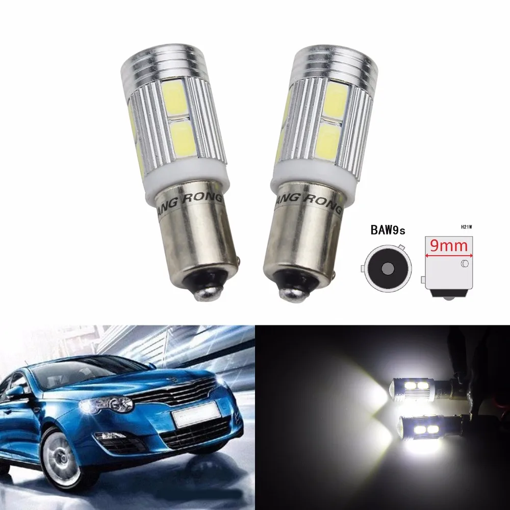 ANGRONG 2x Auto HY21W BAW9s 12146 светодиодная лампа 10SMD 5630 светодиодный индикатор обратного