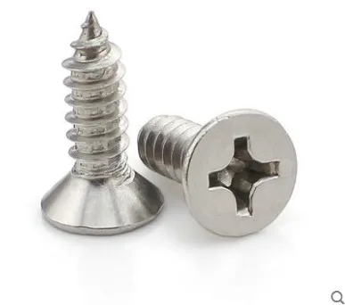 M2M2.2M2.6M3M3.5M4M5 stainless steel 316 phillips cross recessed flat head self tapping screws hardware fastners752 | Обустройство