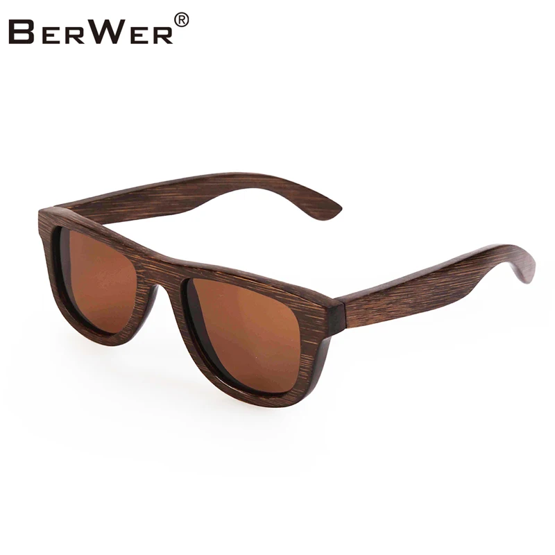 

BerWer Wood Sunglasses Men Square Small Bamboo Women Sun Glasses Retro De Sol Masculino 2023 Handmade Eyeglasses