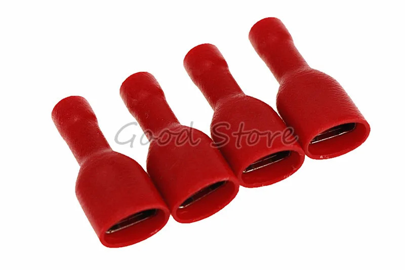 Обжимные клеммы Red Spade полностью изолированные электрические разъемы