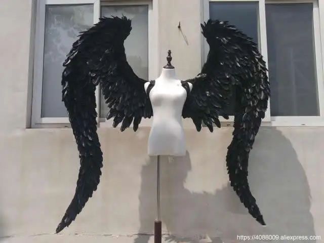 Крылья Ангела черного дьявола для мужчин красивые белые сказочные крылья