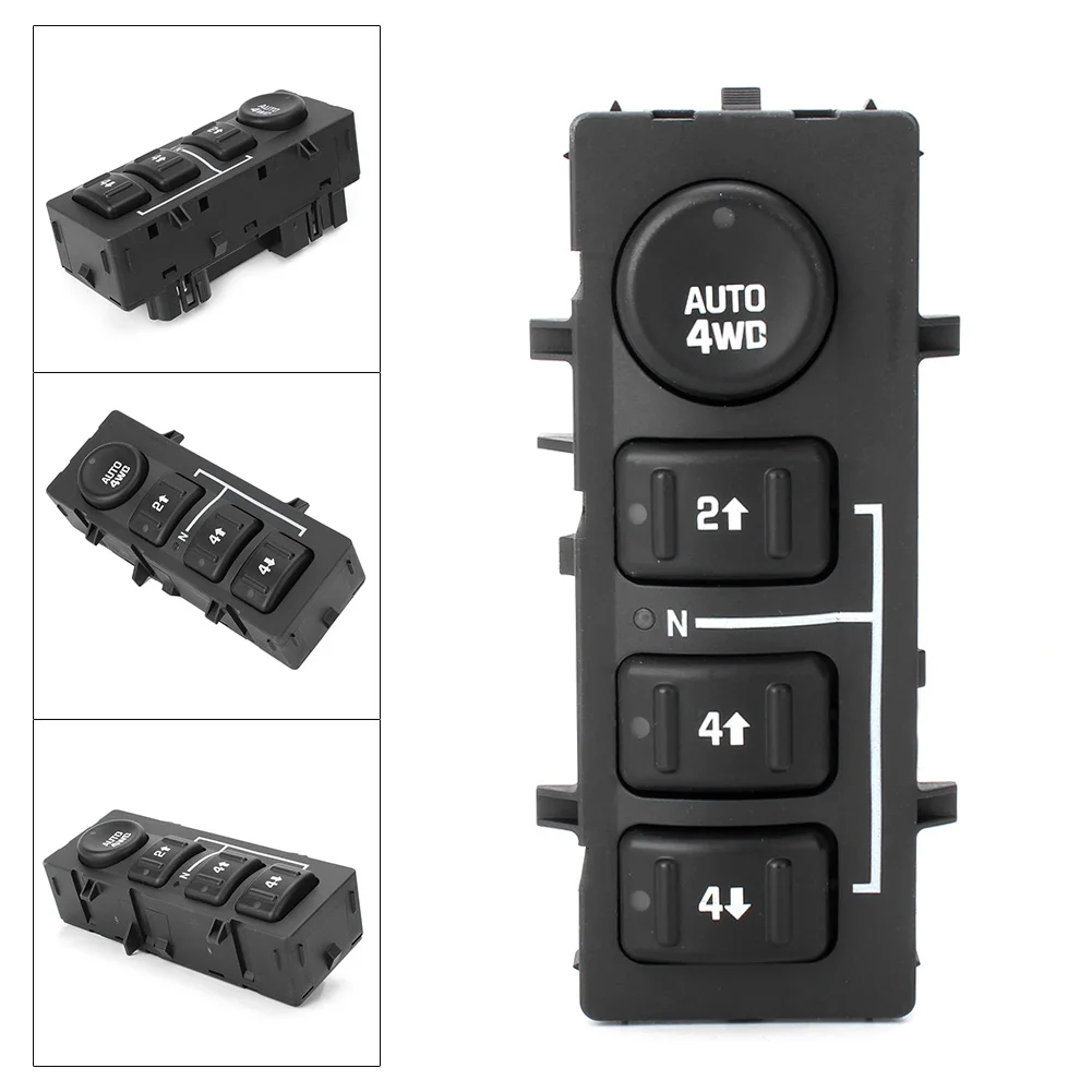 

4WD 4x4 Transfer Case Selector Dash Switch for GMC SIERRA /CHEVROLET SUBURBAN TAHOE YUKON XL SILVERADO ESCALLADE AVALANCHE etc