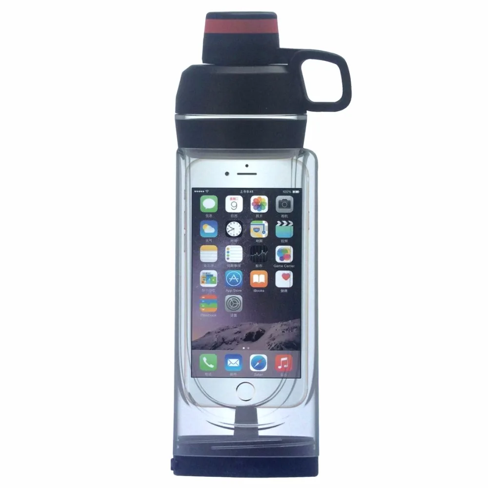 Iphone 6/6 s/7/7 s/6 Plus/7 Plus умная Спортивная бутылка для воды. 4L iBottle водонепроницаемый органайзер для хранения вызова музыки доступен для плавания йоги