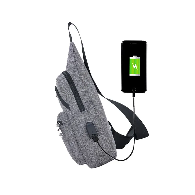 Горячая продажа большая емкость USB зарядка повседневные сумки через плечо для