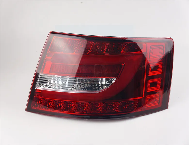 Китайский завод VLAND Автомобильный задний фонарь для Audi A6L 2005 2006 2007 2008 светодиодный задний фонарь с DRL+ тормозной светильник+ задний светильник