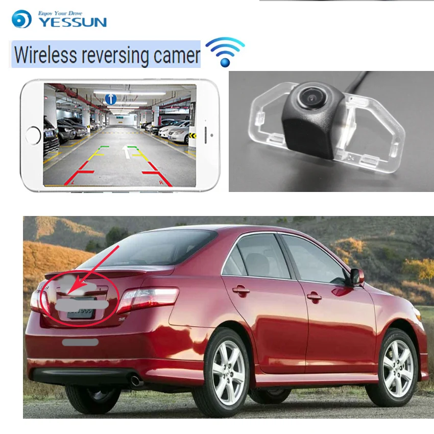 YESSUN для Toyota Camry 2012 2013 CCD камера ночного видения резервная парковочная помощь