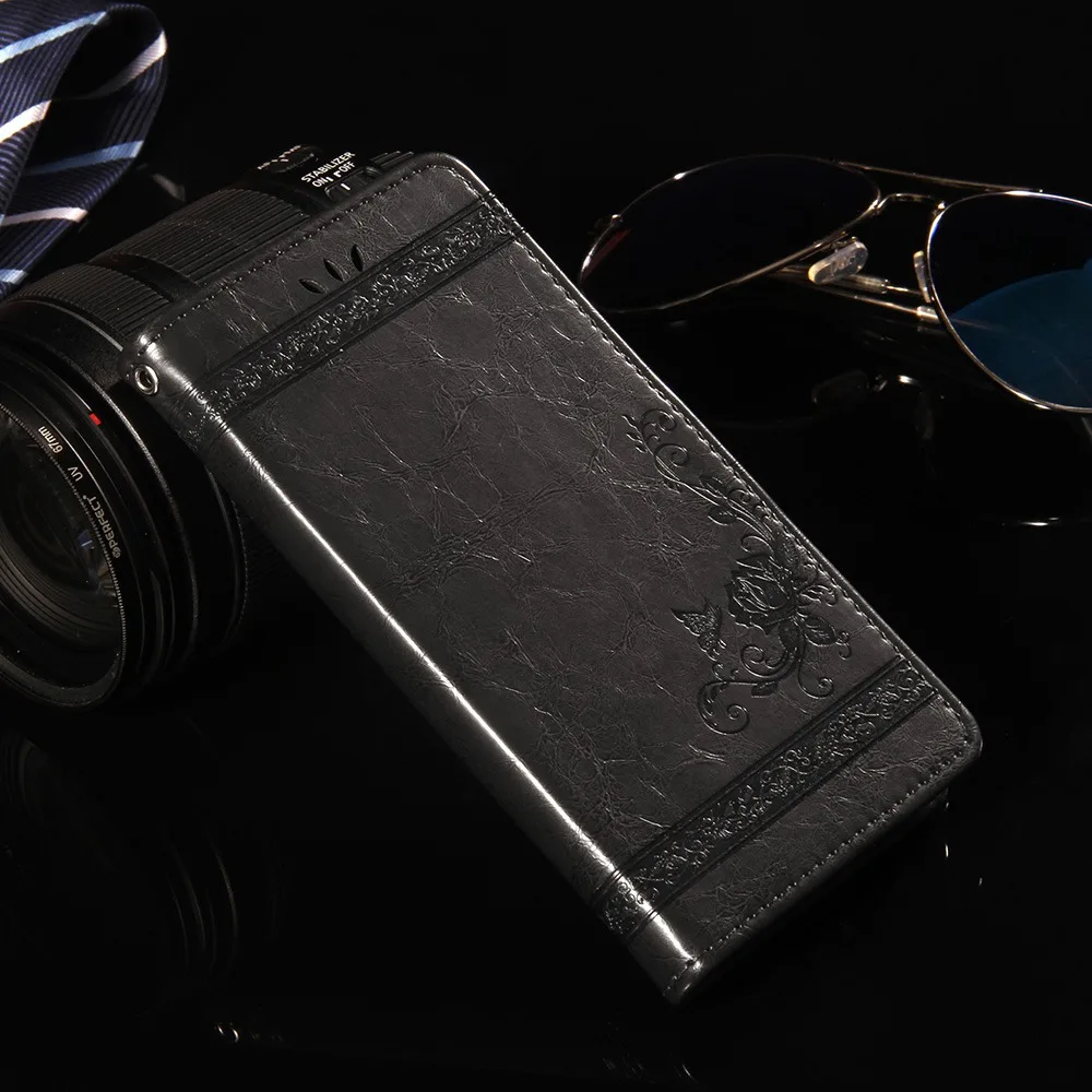 BK Для huawei Honor 10 Lite чехол, винтажный кошелек, откидной кожаный чехол для Honor 8X Max Magic 2 7S 7X9 Lite 9i V10 V8 V9 Play 8C 6X 6A - Цвет: BK