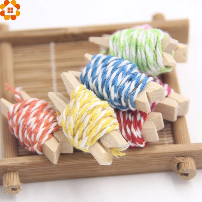 Новинка! 100 ярдов/рулон хлопчатобумажная плетеная полоска для рукоделия леска