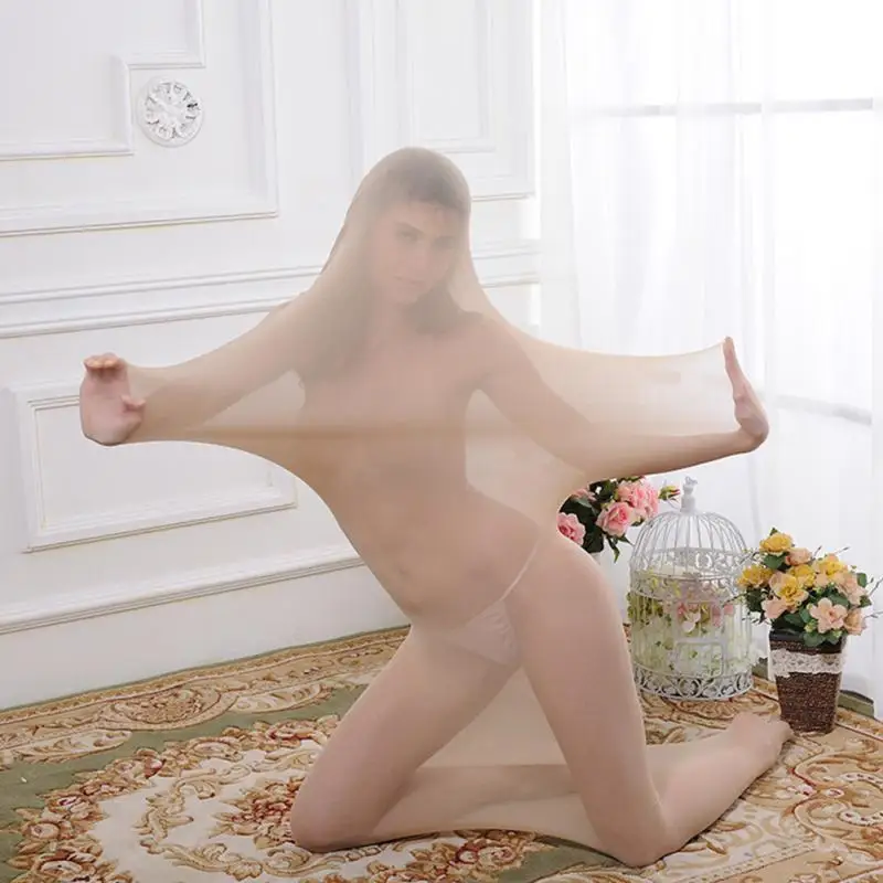 Двухслойные сексуальные прозрачные колготки большие коконы чулки нижнее белье