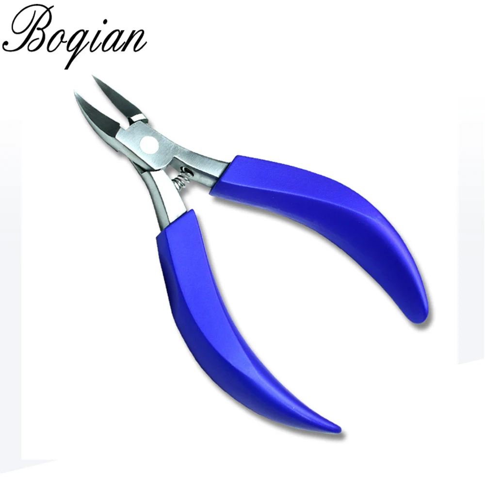 Double Spring Soft Rubber Handle Fingernail &amp Toenail Cuticle Nipper Trimming Cutter Scissor Plier Nail Clipper | Красота и