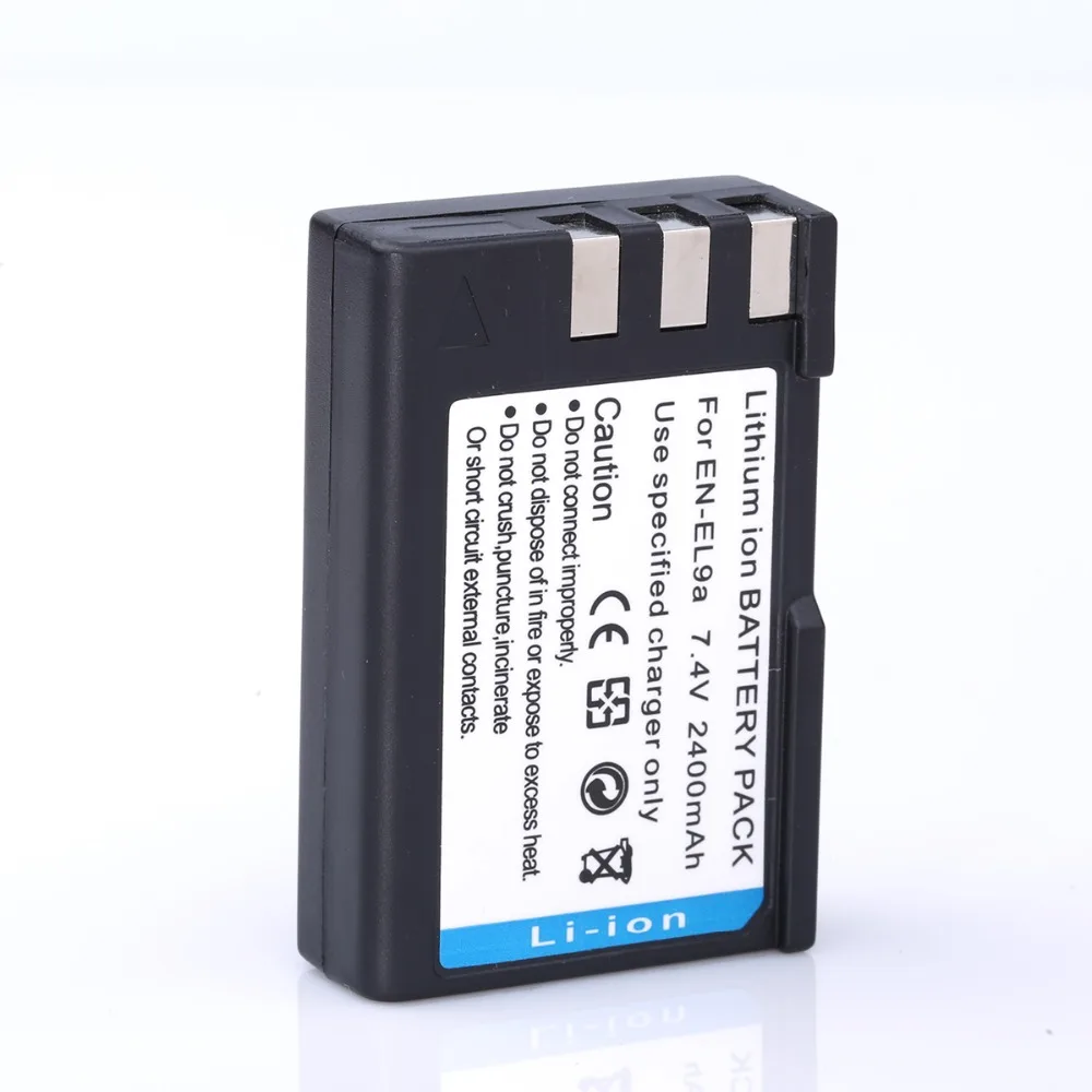 HIBTY 2400mAh EN-EL9 EN EL9 ENEL9 Rechargeable Camera Battery For + Car Charger Adapter Nikon EN-EL9a D40 D40X D60 D3000 D5000 |