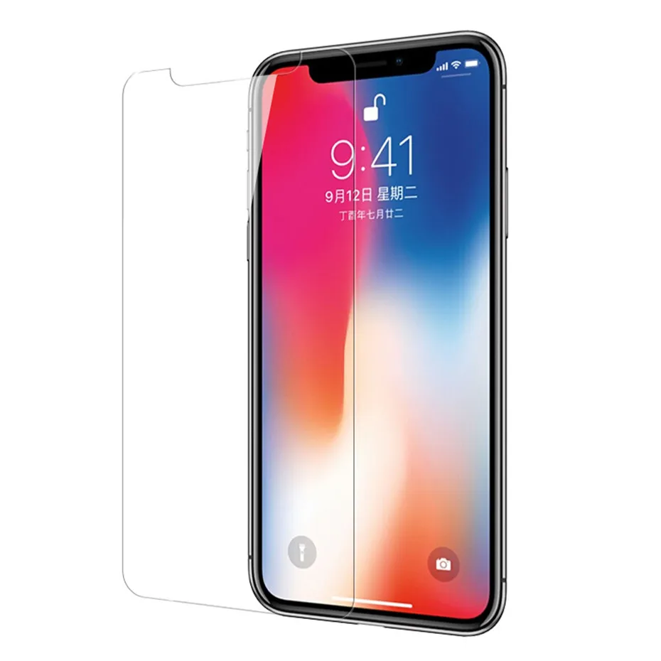 Закаленное стекло для iphone 8 plus 3 шт. Защита экрана iPhone 7 стеклянная пленка X XR XS MAX 6 6s
