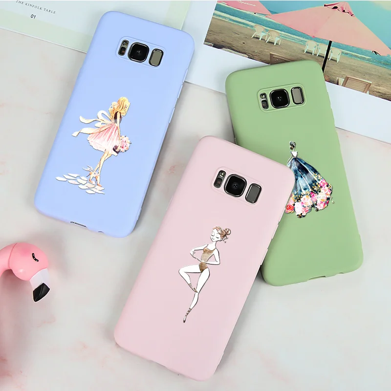 Чехол для Samsung Galaxy A5 2016 чехол девочек бампера J4 J6 Plus 2018 J3 J5 J7 2017 силиконовый мягкий