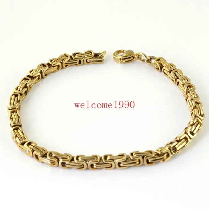 Мужской браслет-цепочка из нержавеющей стали 5 мм | Украшения и аксессуары