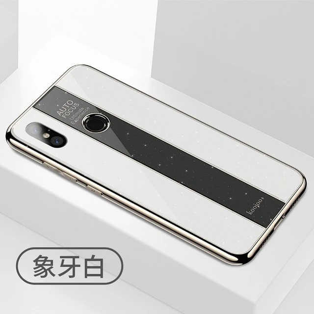 White Для Xiao mi Red mi Note 7 5 6 чехол Роскошный TPU Edge+ Жесткий PC оргстекло защитный чехол на заднюю панель для mi x 2 2S Play Phone shell - Цвет: White