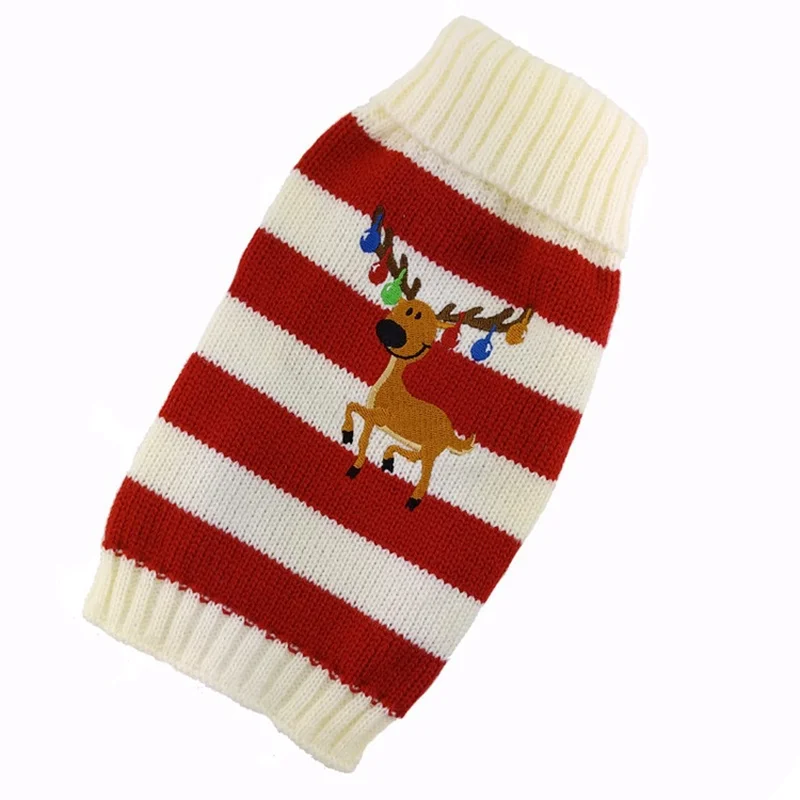 Одежда для питомцев свитер собак вязаная осенне зимняя теплая одежда чихуахуа