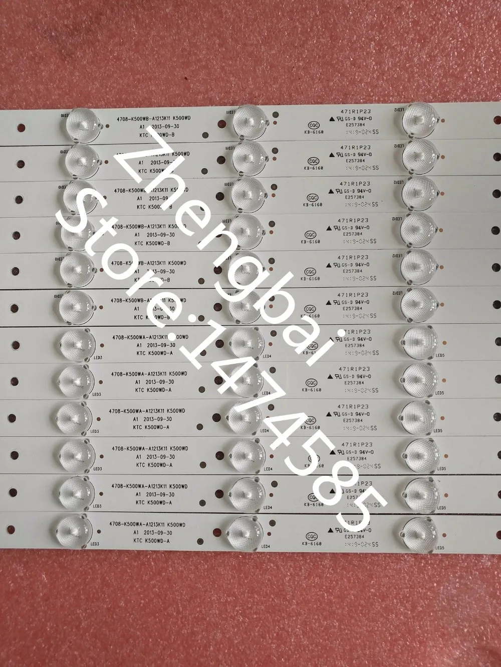 Новая 12 шт./лот 50PFL3040 K500WD6 Светодиодная лента 4708-K500WA-A1213K01 4708-K500WB-A1213K01 K500WD