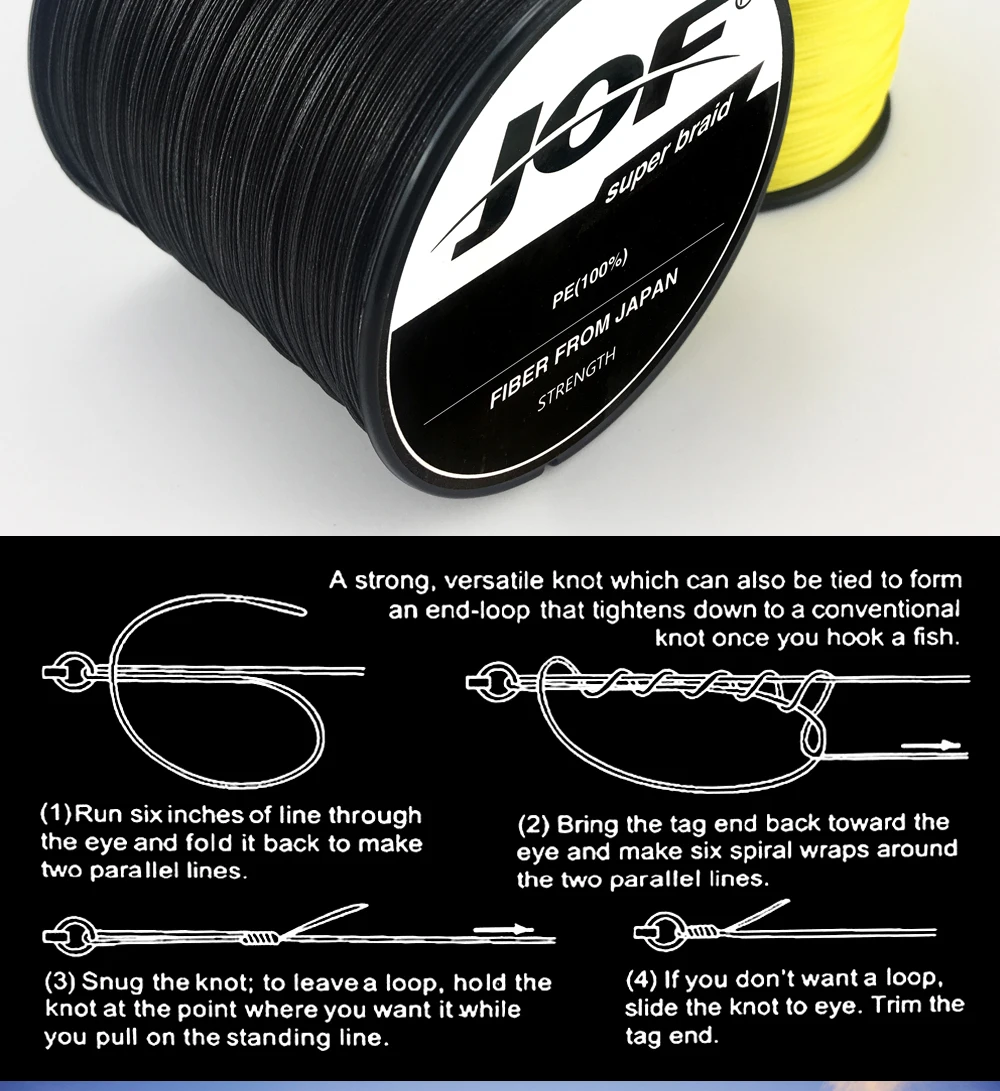 JOF 500 м 8 нитей 4 нити 10-80LB PE плетеный рыболовный провод Multifilament очень прочный рыболовный линия ЯПОНИЯ многоцветный