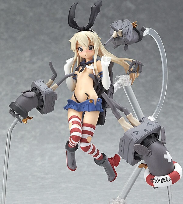 Аниме Kantai коллекция Shimakaze Figma 214 ПВХ фигурка модель игрушки куклы 15 см Y6280
