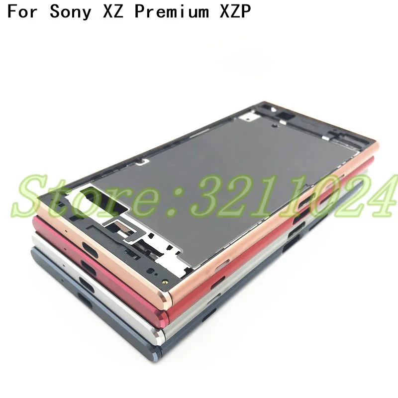

Оригинальный Новый 5,5 дюймов для Sony Xperia XZ Premium XZP G8141 G8142 средняя передняя рамка Корпус держатель ЖК-экрана Рамка
