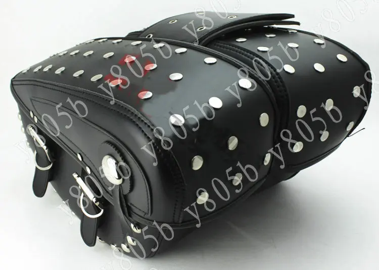 Мотоциклетная Боковая Сумка из искусственной кожи седельные сумки для Honda Shadow ACE