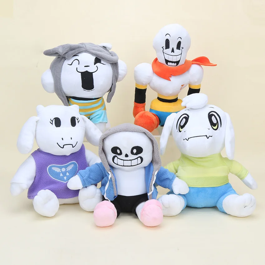 Undertales плюшевые игрушки Sans Toriel Мягкая кукла игрушка игровые фигурки 22-30 см 5 стилей