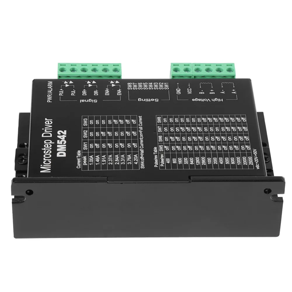 M542H DC 12 32V 3A 128 микрошаговый драйвер для 2 фазного 4 гибридного 42 57 s мостового