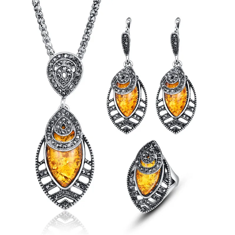 3 шт. Женский комплект из колье серёг и кольца|necklace earring ring sets|jewelry sets for womendesigner jewelry