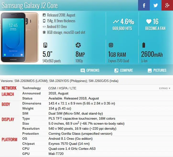 Оригинальный ЖК дисплей для Samsung Galaxy J2 Core J260 кодирующий преобразователь