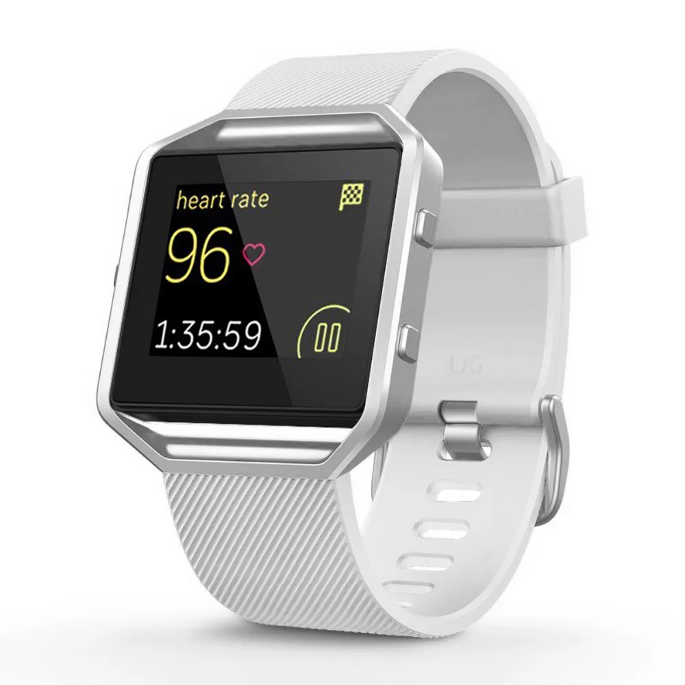 Ремешок силиконовый для Fitbit Blaze маленький и большой сменный Браслет резиновый