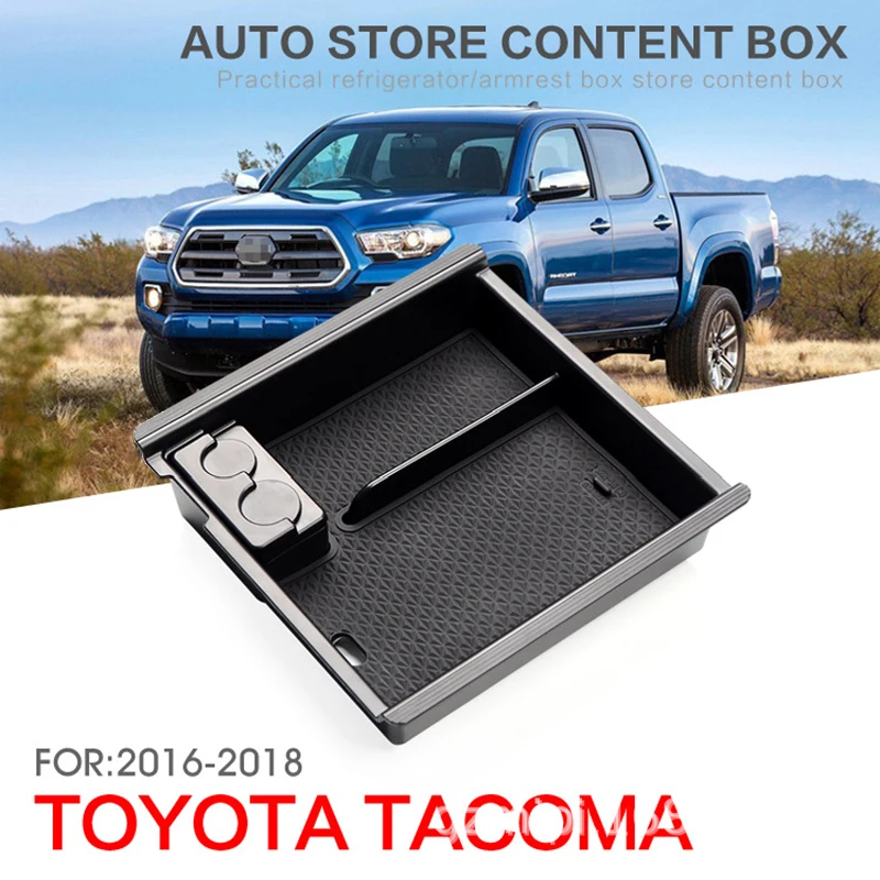 Подходит для Toyota Tacoma 2016-2019 ящик хранения в подлокотнике автомобиля центральная