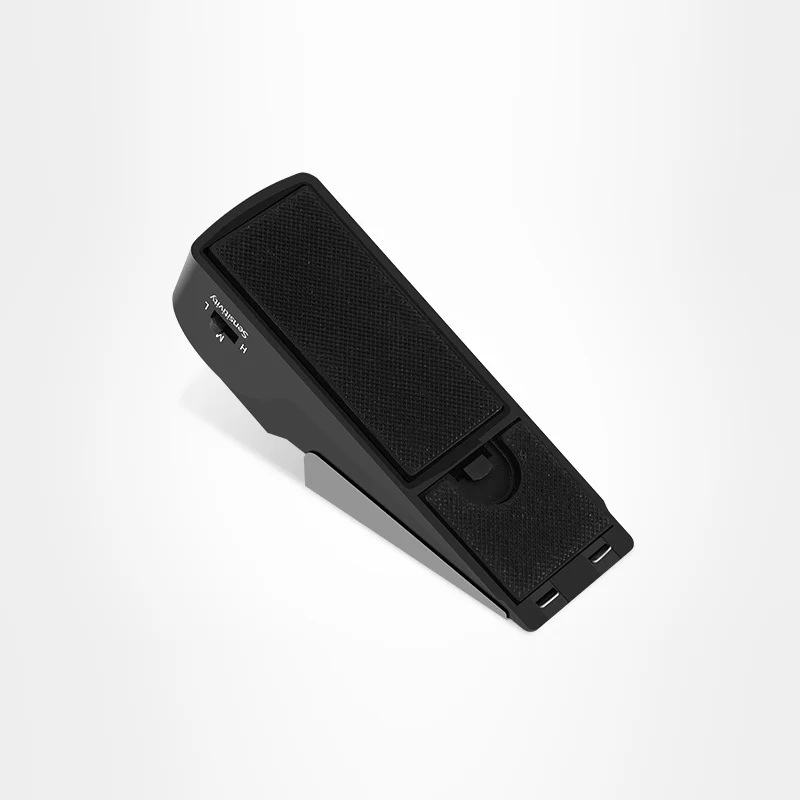 Охранная дверная остановка домашняя Клин Беспроводная Вибрация срабатывающая