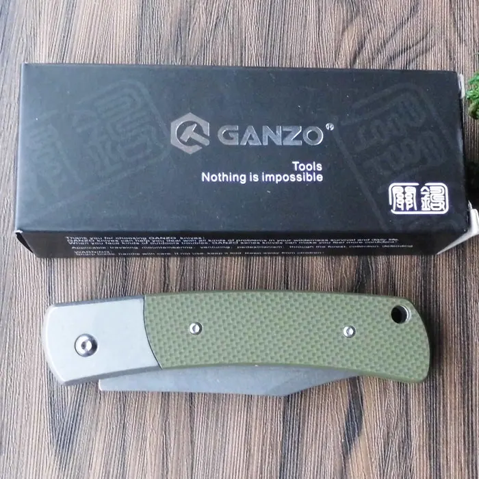 Жар-птица Ganzo G7472 440C G10 или деревянной ручкой складной Ножи выживания инструмент Отдых на природе Охота Карманный Ножи тактический edc Открытый инструмент