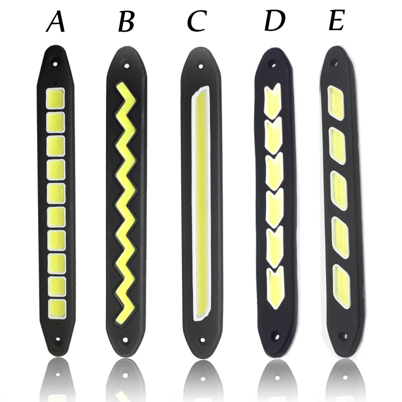 Автомобильный Стайлинг 25 мм светодиодный светильник дневного времени COB внешний