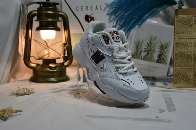 COLOR-4 New Balance 608 IU мужские и женские кроссовки 4 цвета ретро Обувь для моды кожа дышащая 36-44 - Цвет: COLOR-4