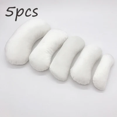 white bone 5pcs Новорожденный голова позирует подушка в форме полумесяца фотосъемка позиционер подушка набор Bebe Poser - Цвет: white bone 5pcs