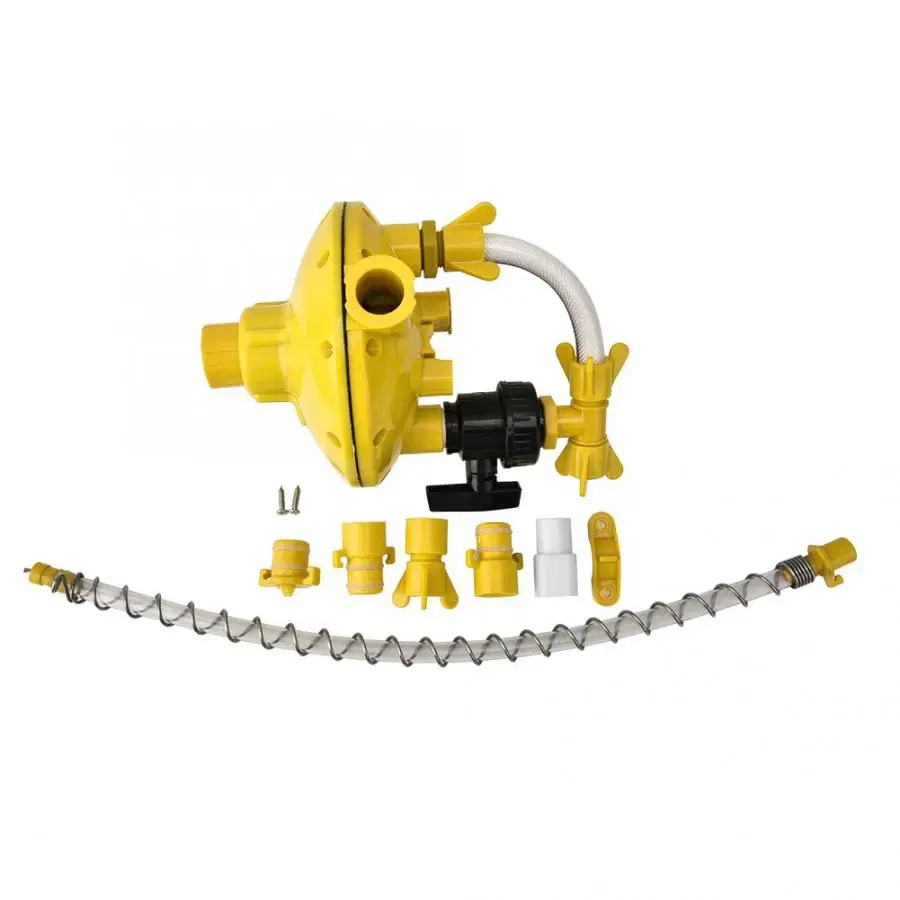 Yellow Поилки для кур фермы кормления животных Eqipment птицы кормления воды регулятор давления питьевой декомпрессионный клапан - Цвет: Yellow
