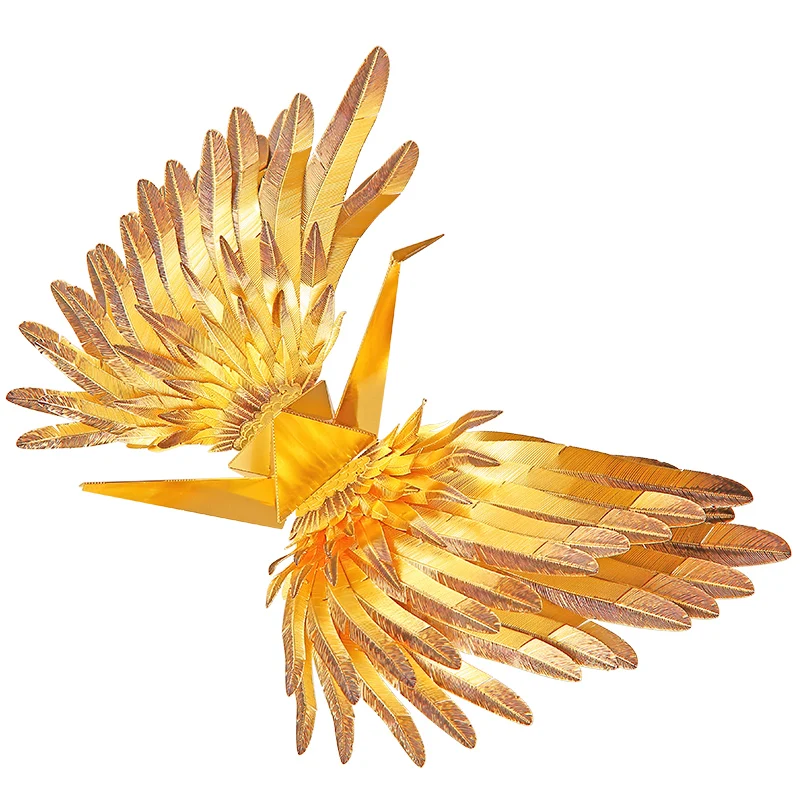 Piececool LUCKY CRANE P098 подарок на день Святого Валентина 3D металлическая модель сборки