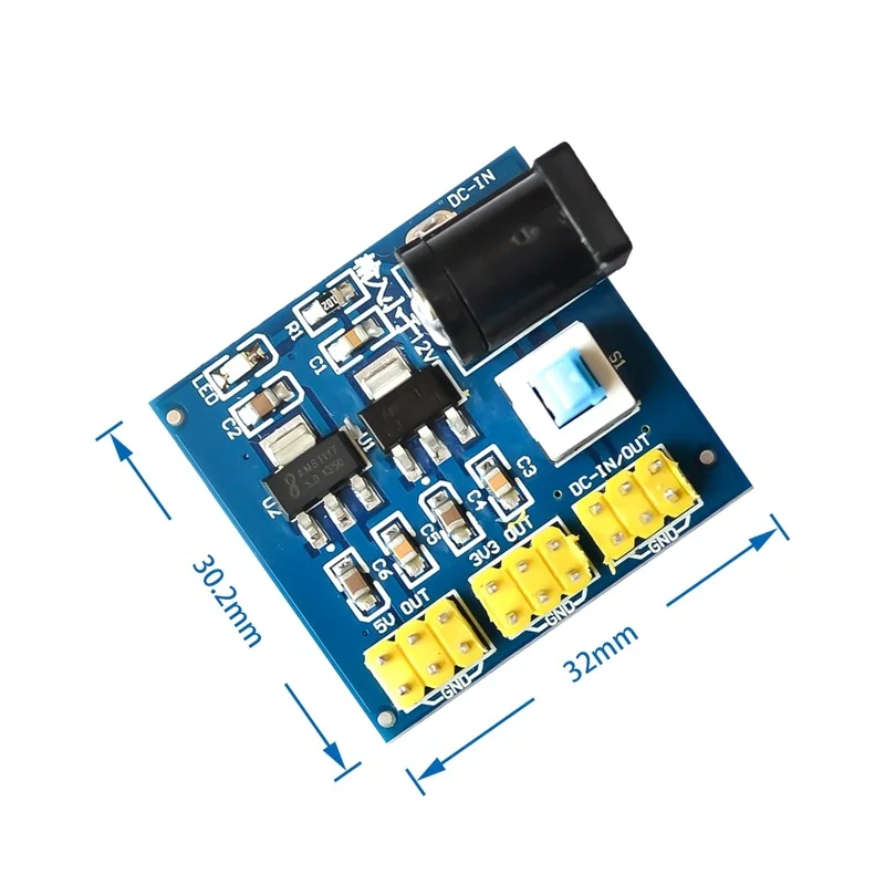 NEW 5pcs/lot 3.3V 5V 12V multiple output voltage conversion module DC-DC to power | Обустройство дома