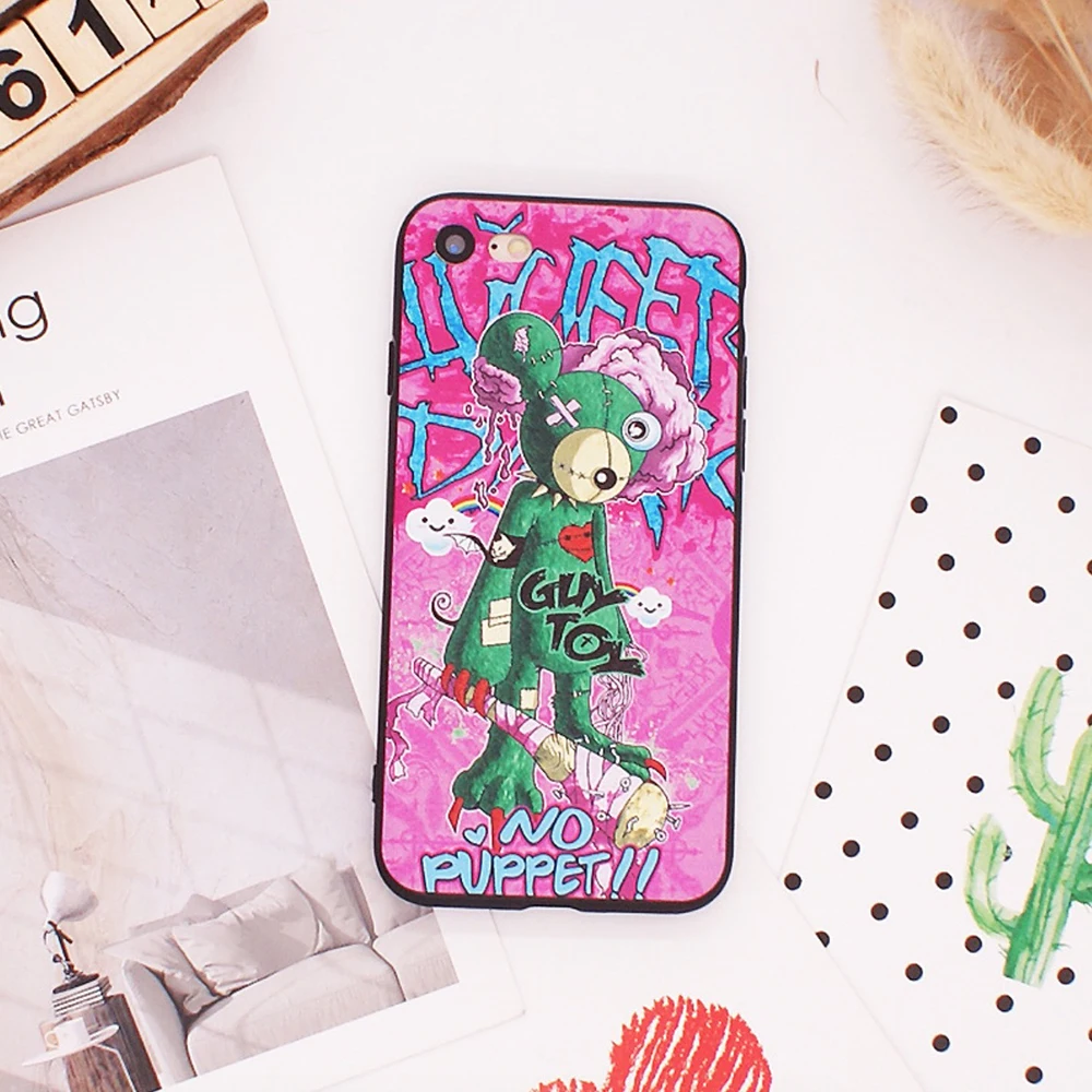Lanrenz силиконовые милосердия чехол для iPhone 7 плюс 6 S Чехол Мягкий ТПУ злой игрушки s