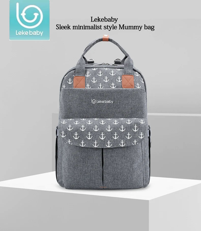 Lekebaby Baby сумка мумия organizador de fraldas мокрый мешок Рюкзак Mummy Maternity Сумка Многофункциональная пеленка сумка походный рюкзак для ноутбука большая емкость подгузник сумка для ребенка уход