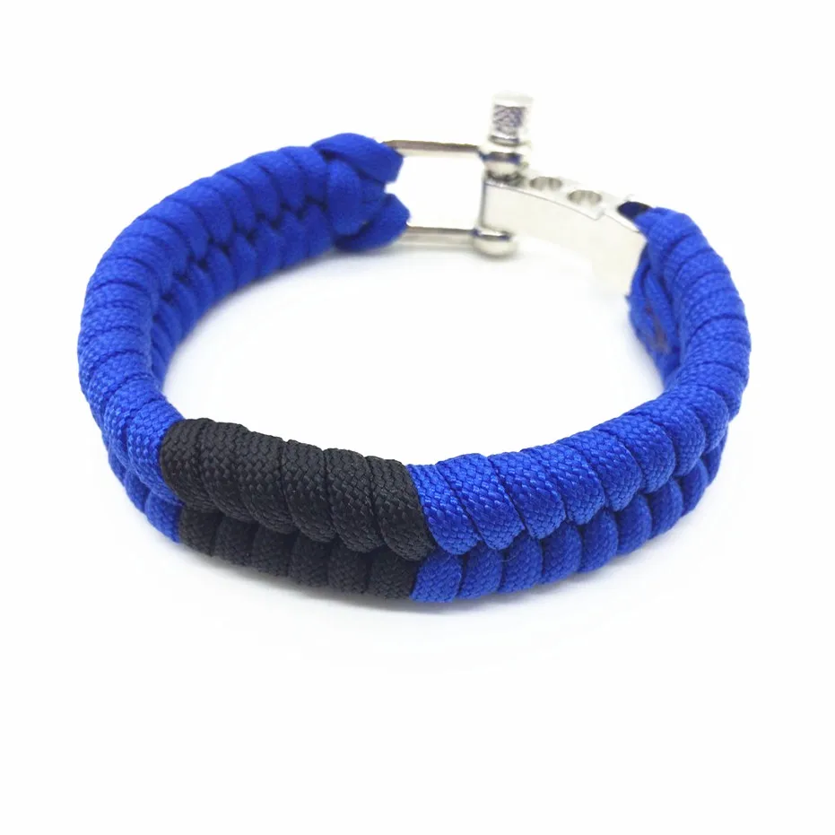 Новый стиль регулируемая скоба бразильский браслет jiu jitsu paracord из ленты для