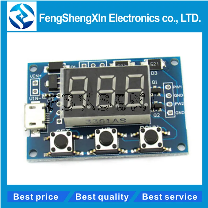 

PWM Generator 2 Channel Dual Way Digital LED Duty Cycle Pulse Frequency Board Module DC 5-30V Micro USB 5V Power Independent