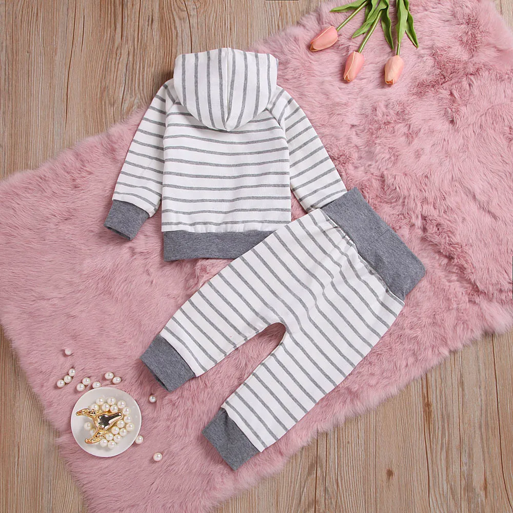 Комплекты одежды для малышей осенняя одежда маленьких мальчиков пуловер в