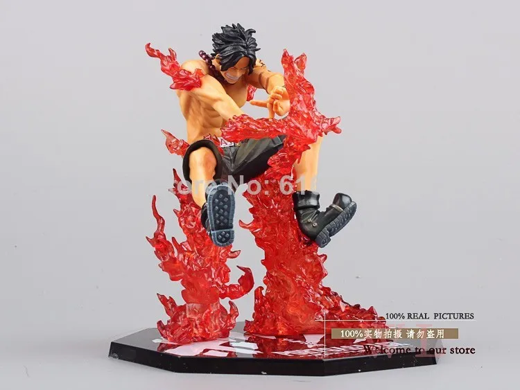 36pcs/lot EMS Anime One Piece Fire Fist Ace - Portgas D Cross Battle Ver. Zero PVC Action Figure Model Toy OPFG271 | Игрушки и хобби