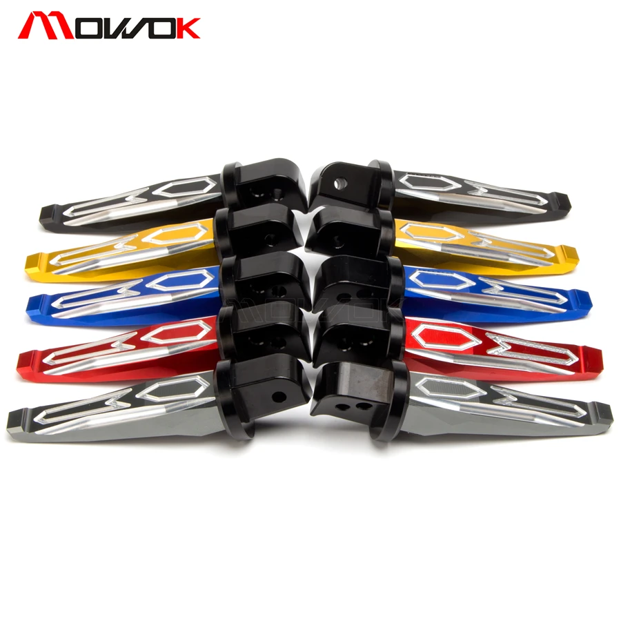 

Rear Foot Pegs For YKYMCO AK550 2017 2018 Motorcycle Parts CNC Aluminum Passenger Footrest