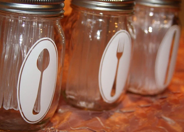 Наклейки для украшения вечеринки Набор наклеек стола виниловая посуда наклейки