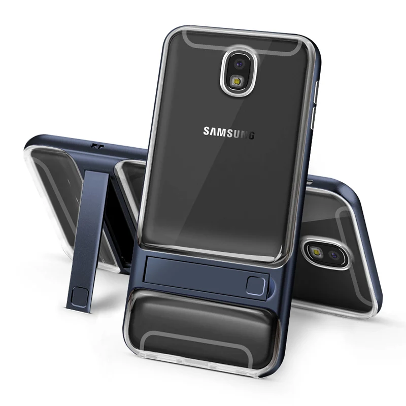 Жесткая рамка из поликарбоната+ ТПУ чехол для samsung J7 Pro J730 J7 S8 Plus чехол со скрытой подставкой Держатель протектор для samsung J5 J7
