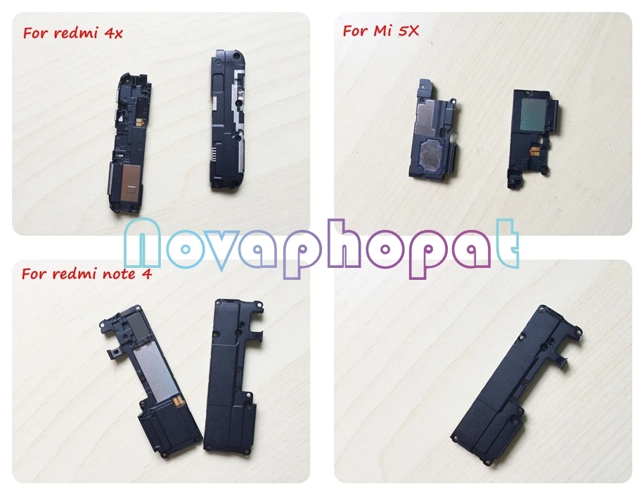 

10 шт. Novaphopat для Xiaomi Mi A1 5X / Redmi 4x / Redmi note 4 4x, звуковой громкоговоритель, кольцо, замена громкоговорителя;