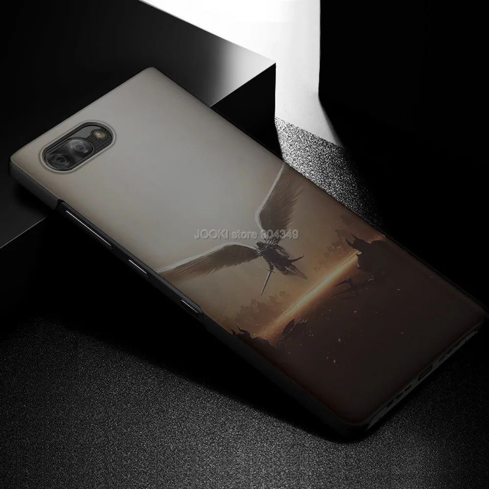 JOOKI чехол для Blackberry Key2, откидная крышка, принт волка, тонкий чехол для Blackberry Keyone Key 2, два шт, жесткий пластиковый чехол для задней панели
